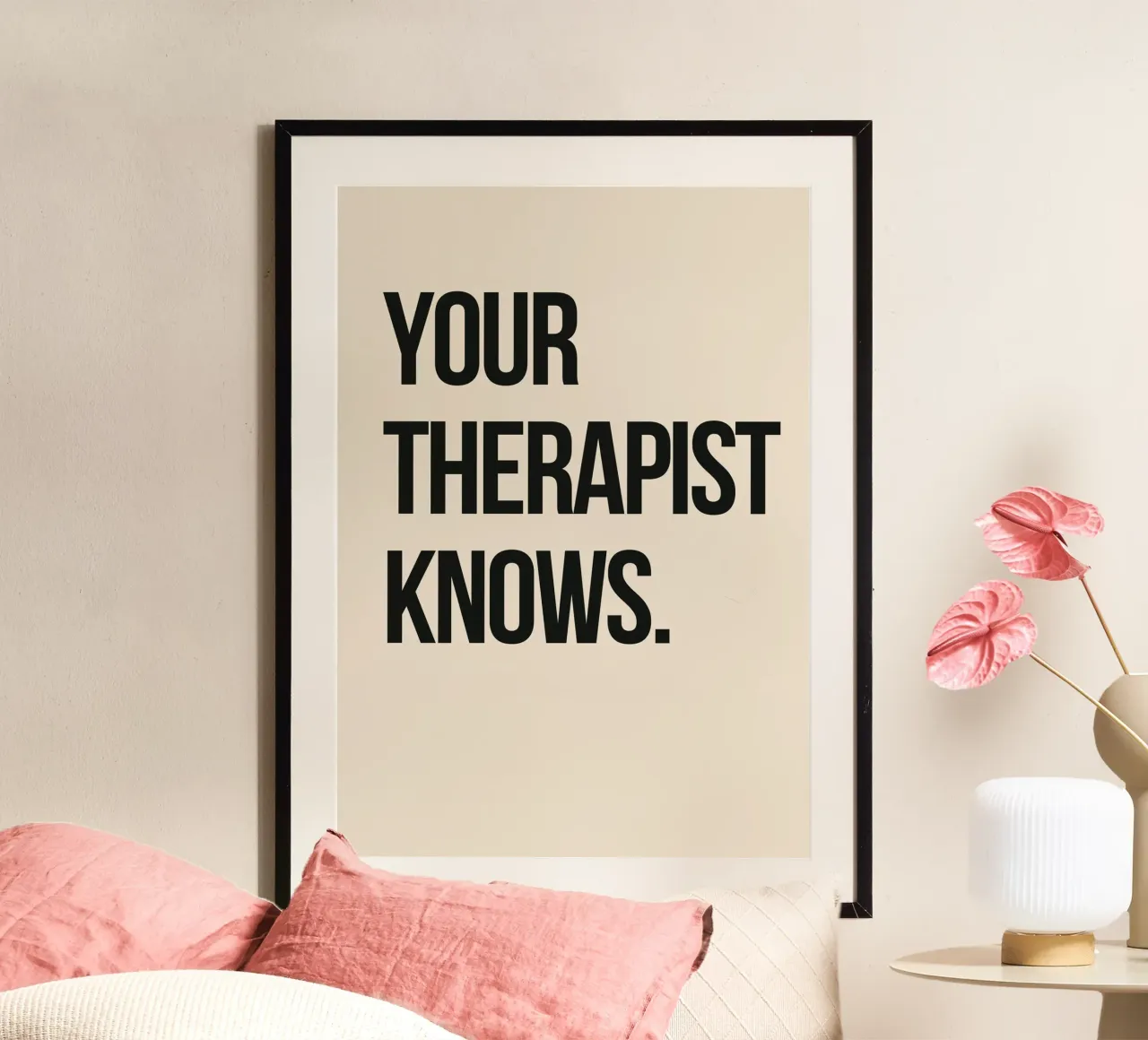 "Your Therapist Knows" - A Succinct Reminder carta hahnemühle da Mosaic Dialogue