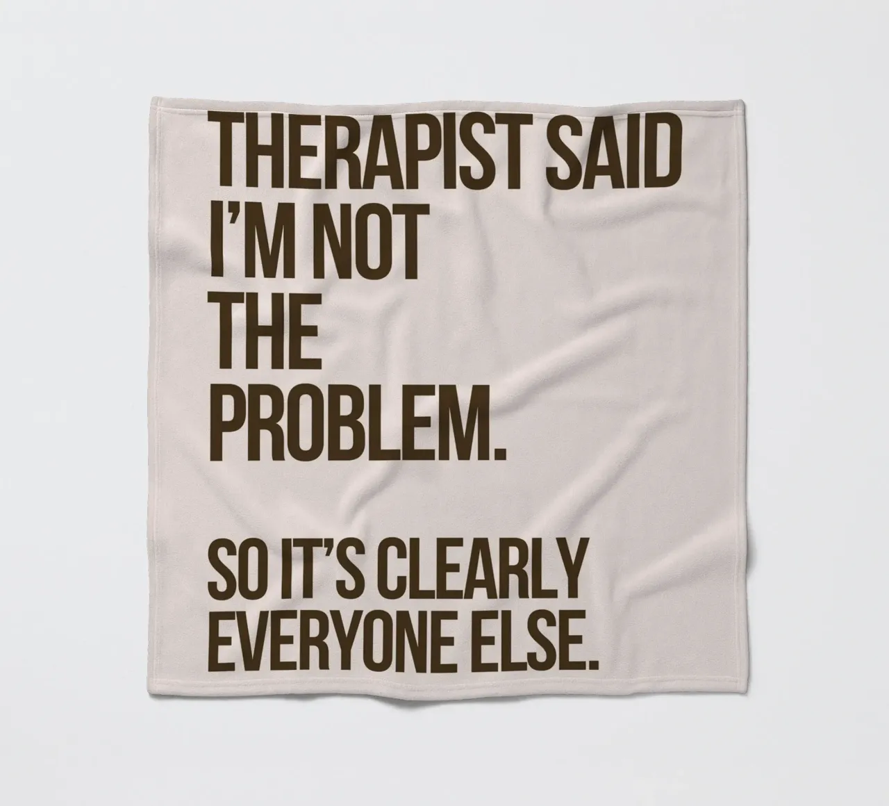 My Therapist Confirmed It coperta in pile da Mosaic Dialogue