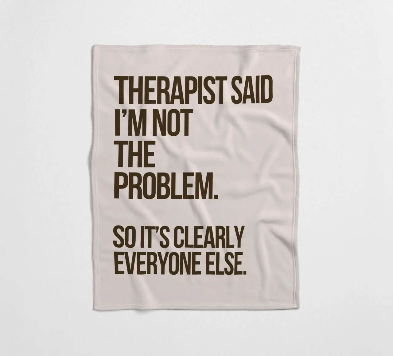 My Therapist Confirmed It coperta in pile da Mosaic Dialogue