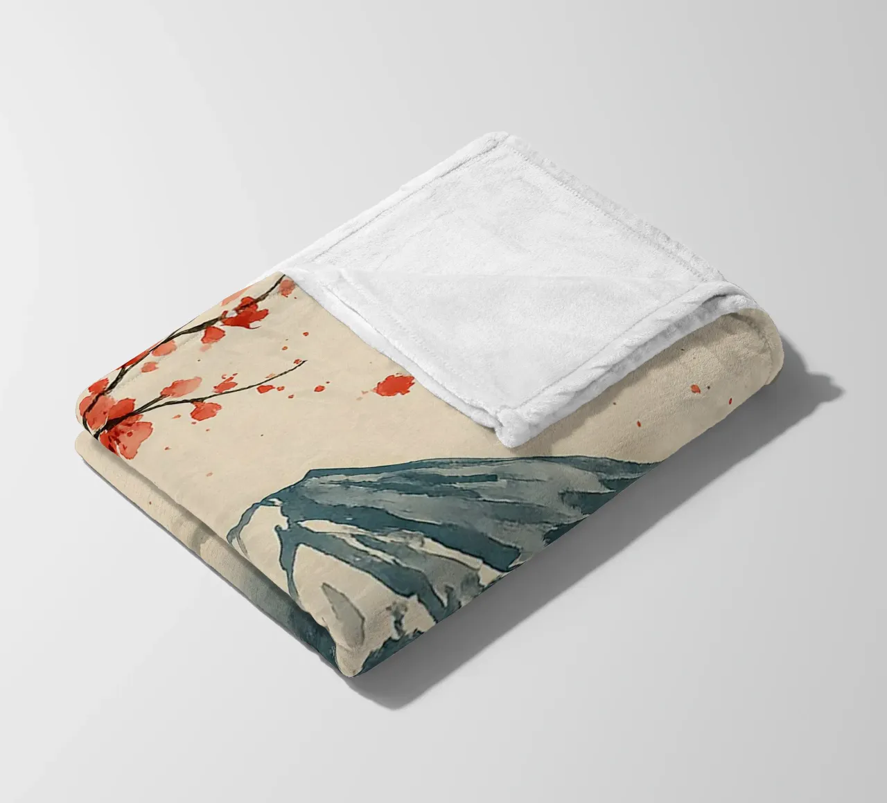 Serene View of Mount Fuji coperta in pile da Mosaic Dialogue