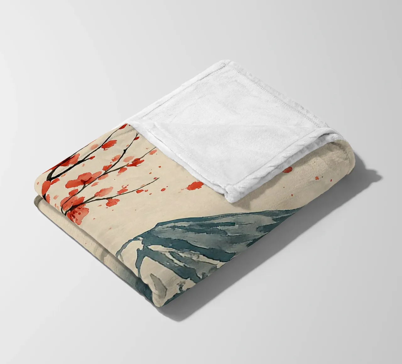 Serene View of Mount Fuji coperta in pile da Mosaic Dialogue
