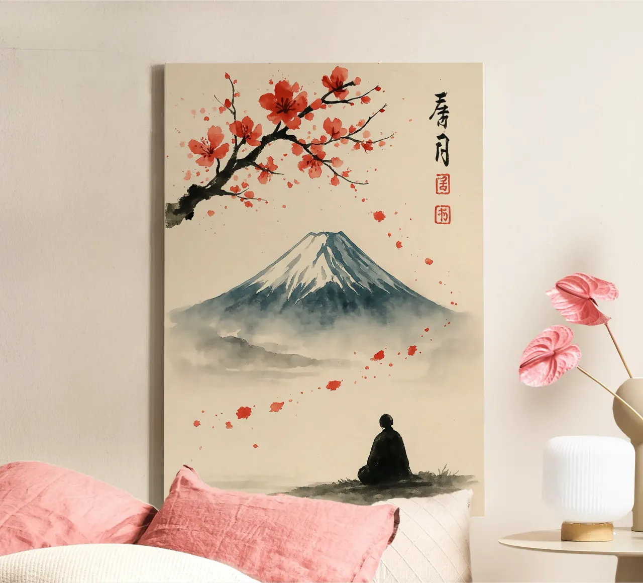 Serene View of Mount Fuji tela da Mosaic Dialogue