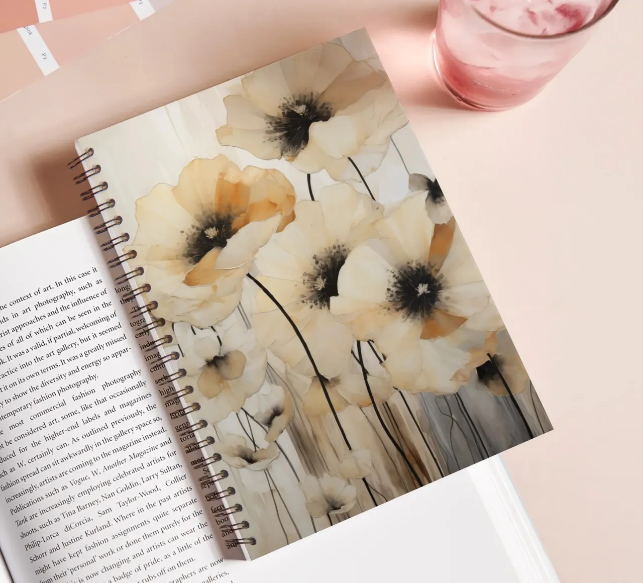 Klaprozen spiral notebook by Imagine