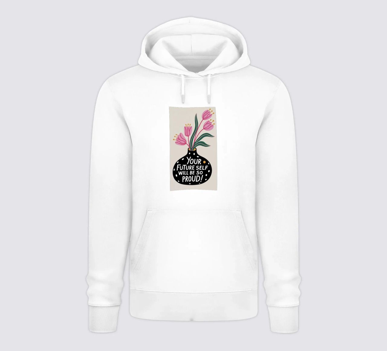 YOUR FUTURE SELF felpa con cappuccio da 20 Farben
