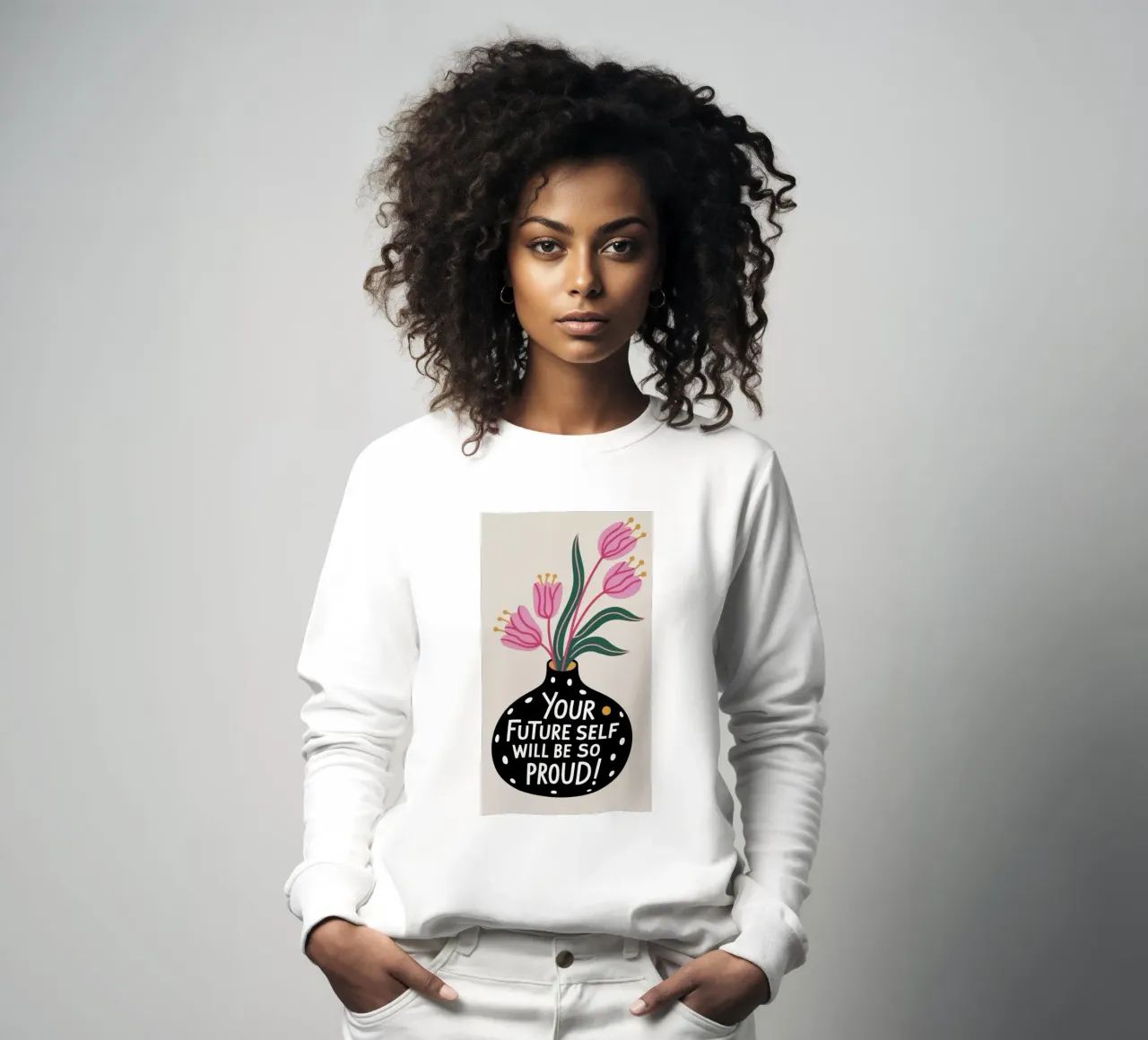 YOUR FUTURE SELF Sweatshirt von 20 Farben