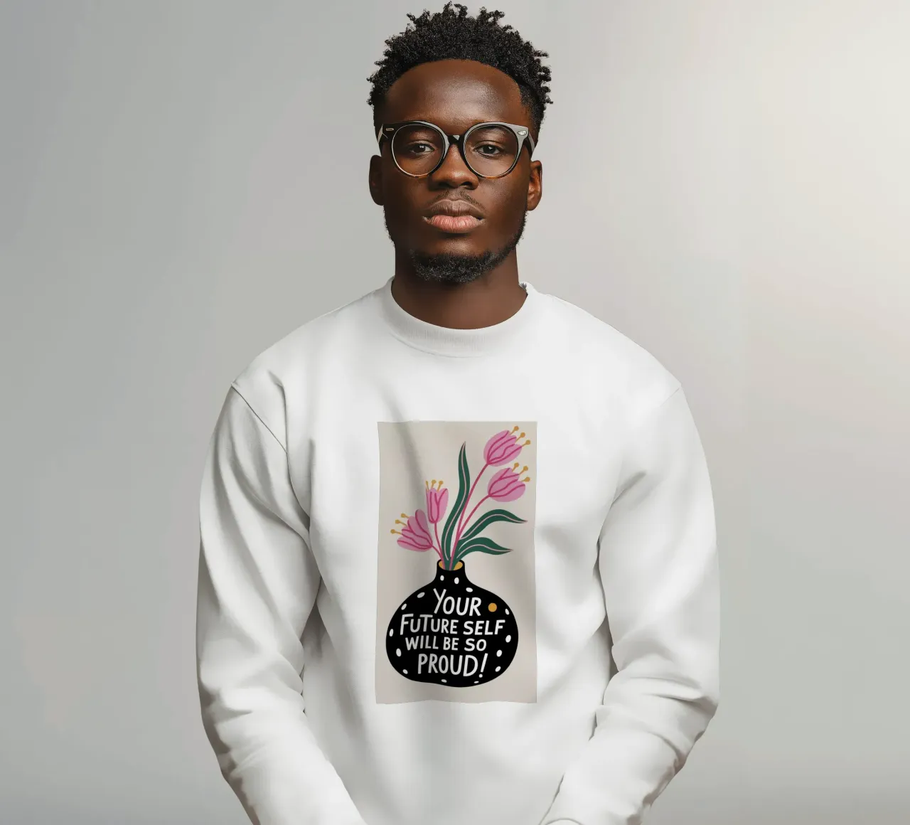 YOUR FUTURE SELF Sweatshirt von 20 Farben