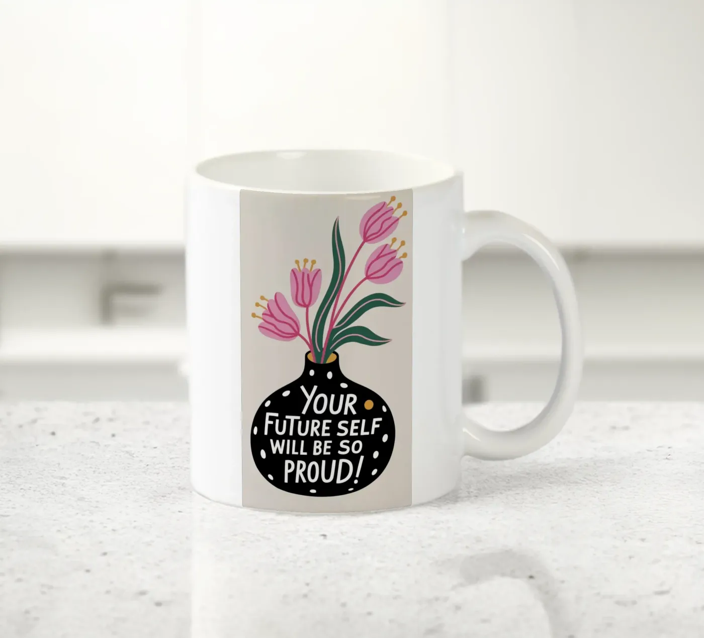 YOUR FUTURE SELF ceramic mug by 20 Farben
