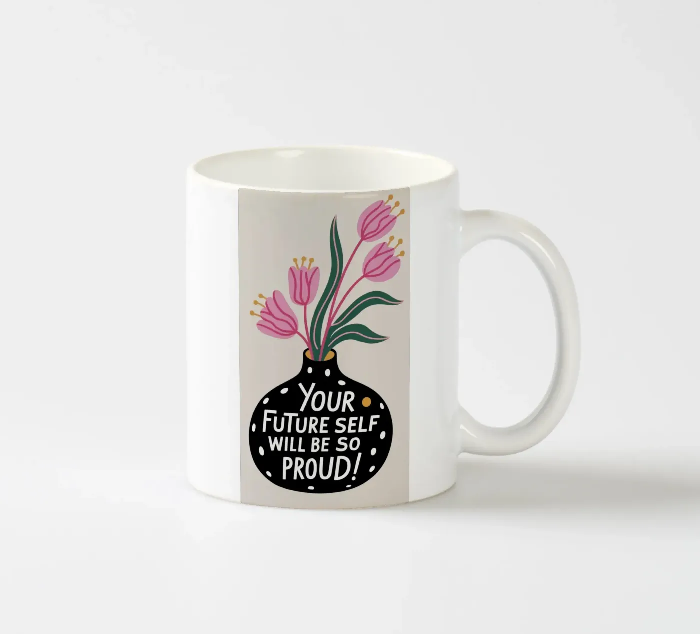 YOUR FUTURE SELF ceramic mug by 20 Farben
