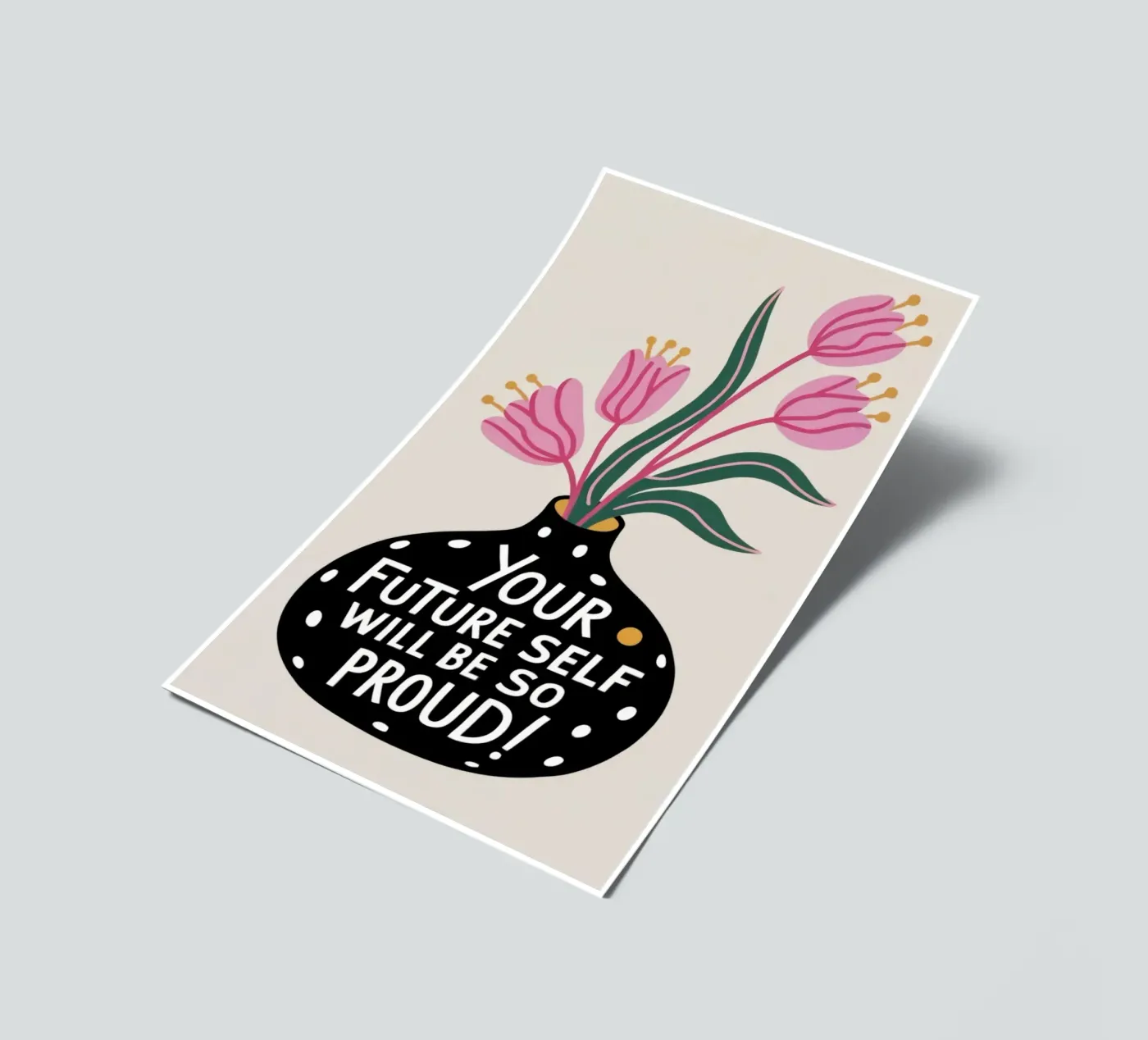 YOUR FUTURE SELF sticker sheet by 20 Farben