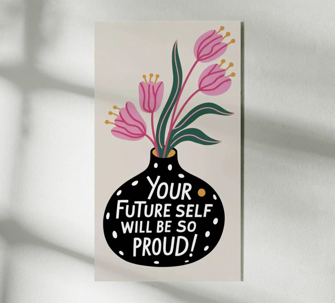 YOUR FUTURE SELF Acryl-Glas von 20 Farben