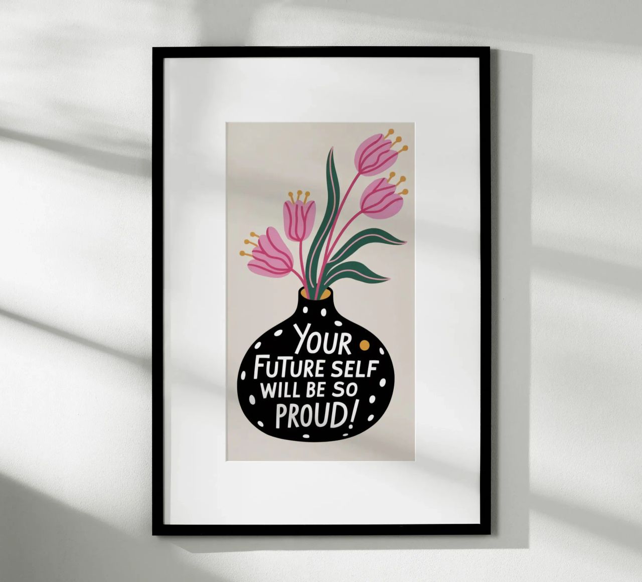 YOUR FUTURE SELF poster de 20 Farben
