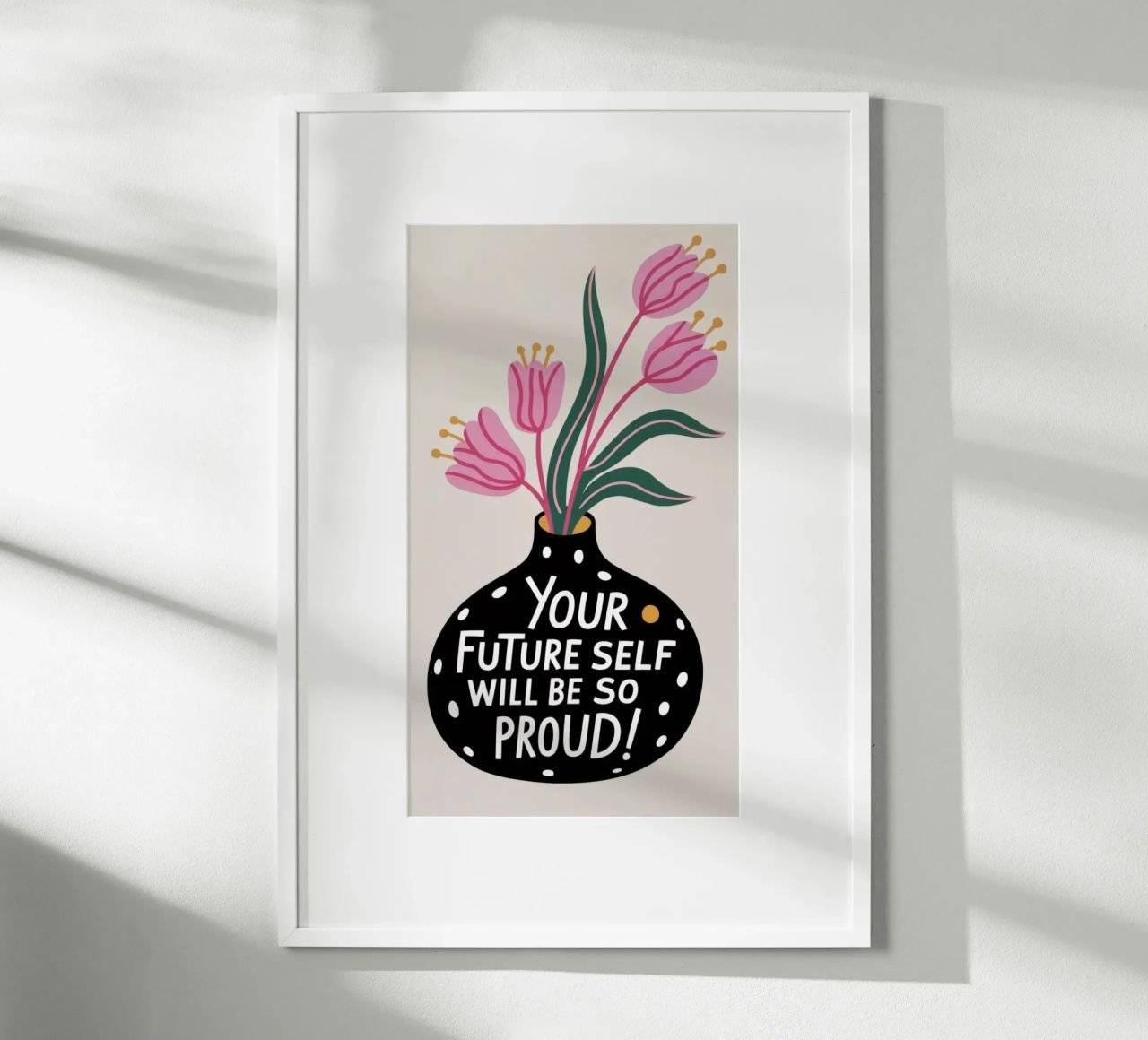YOUR FUTURE SELF poster de 20 Farben