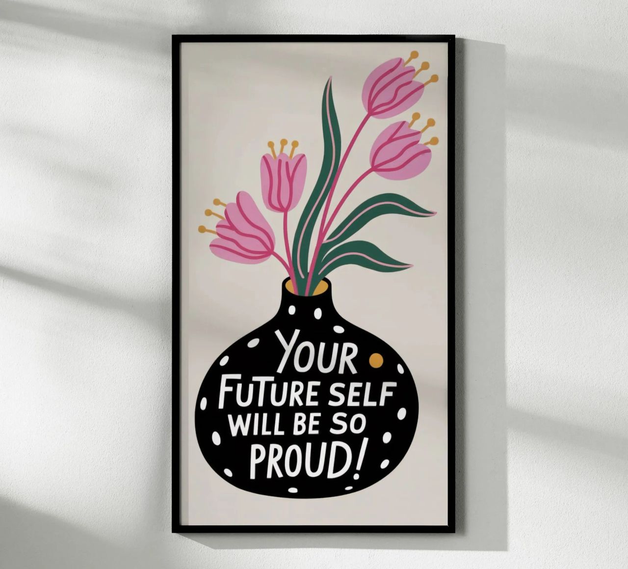 YOUR FUTURE SELF poster de 20 Farben