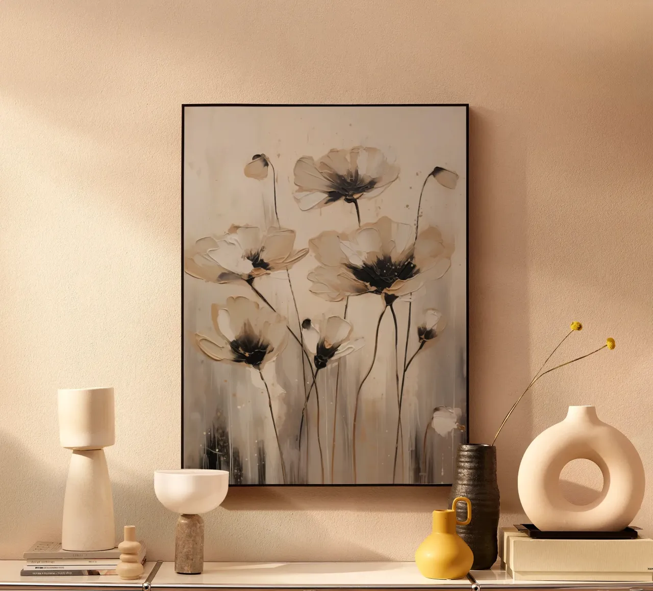 Fiori astratti plexiglass da Imagine