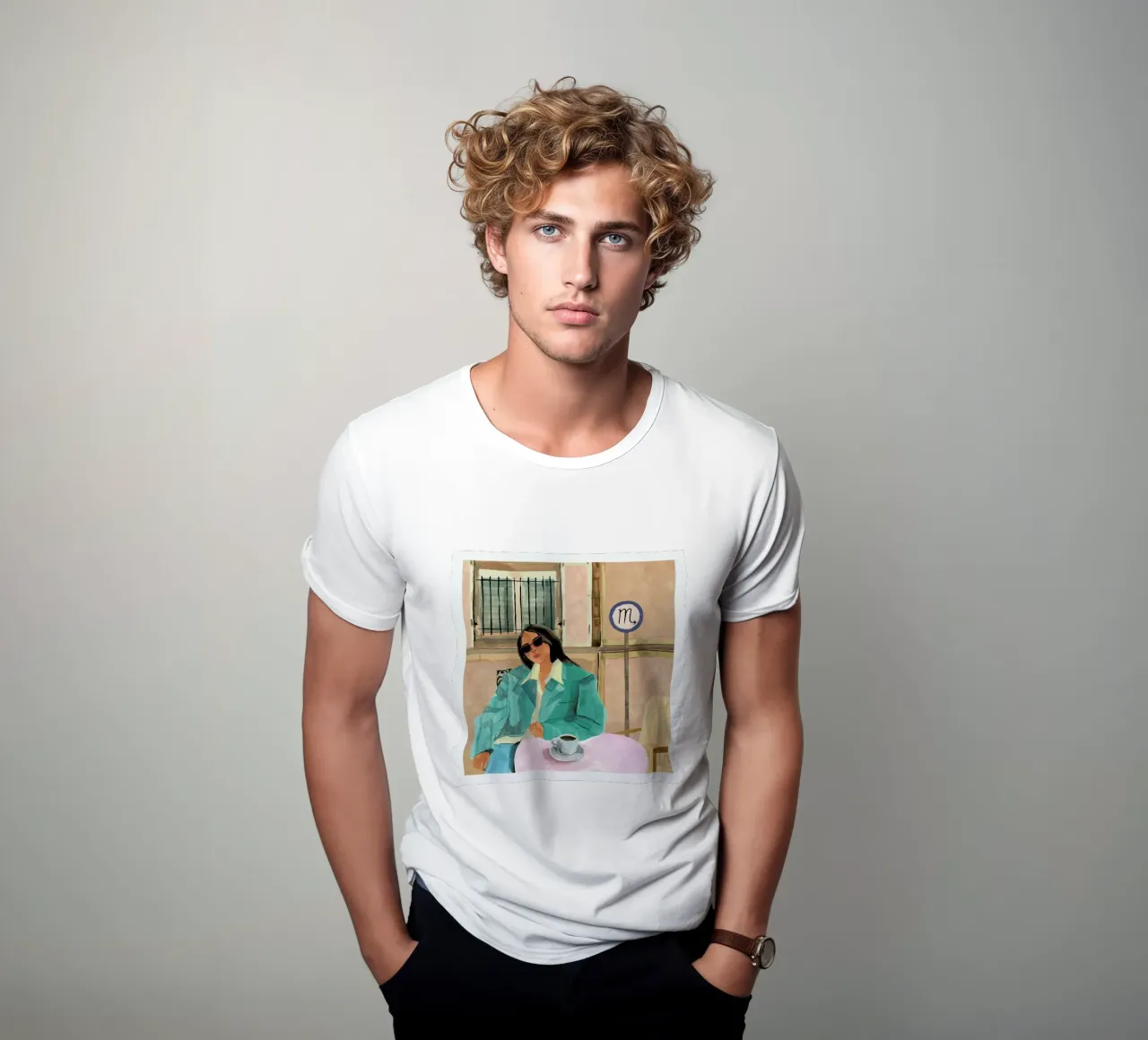 Scorpio t-shirt da Laura Page