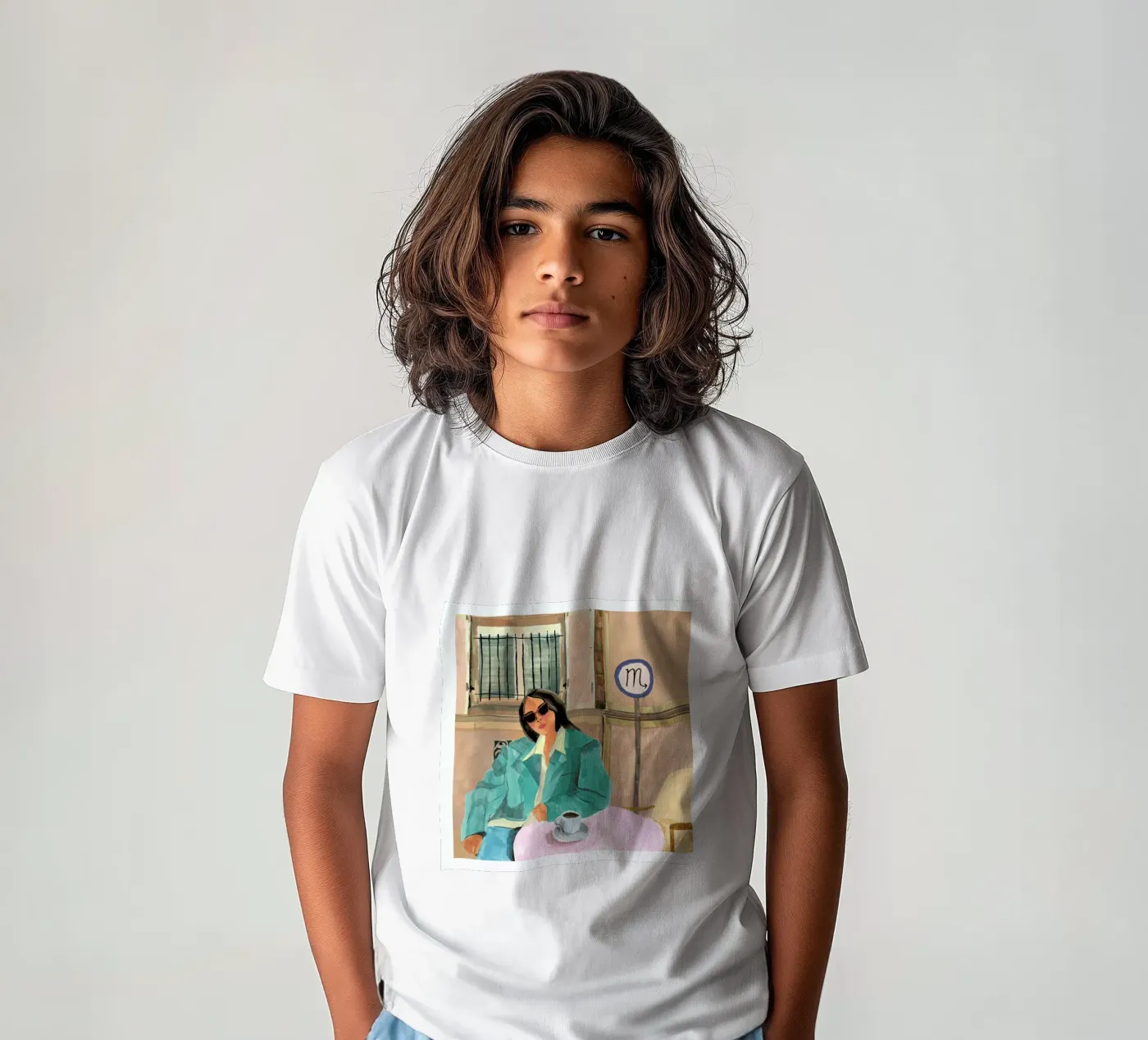 Scorpio t-shirt bambini da Laura Page