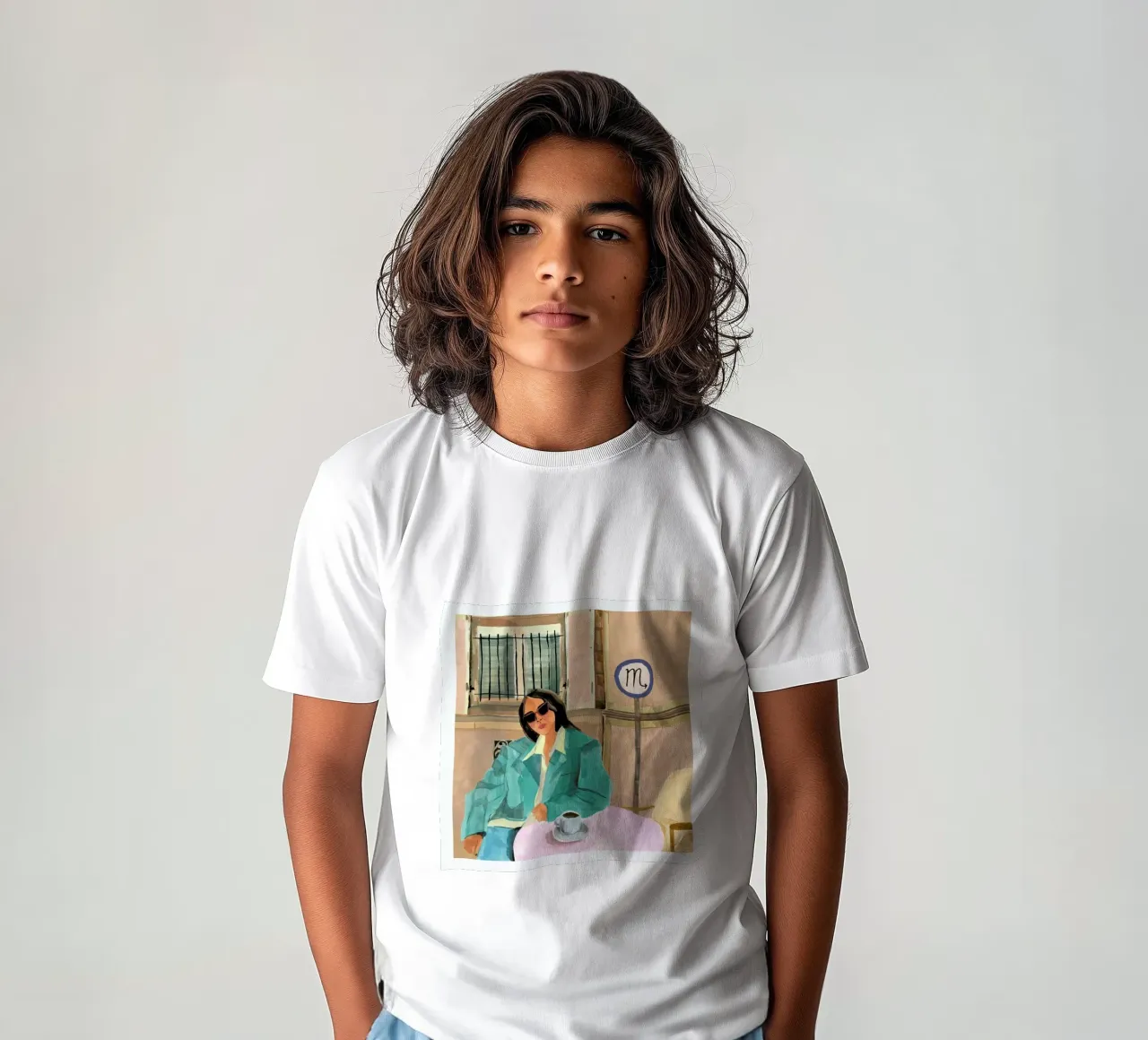 Scorpio t-shirt bambini da Laura Page