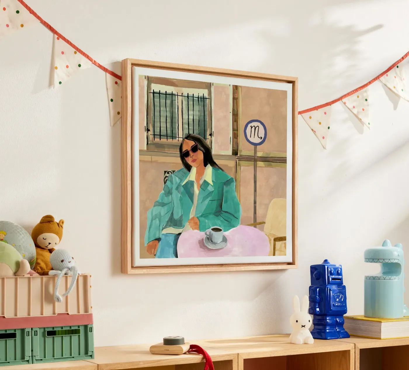 Scorpio canvas van Laura Page