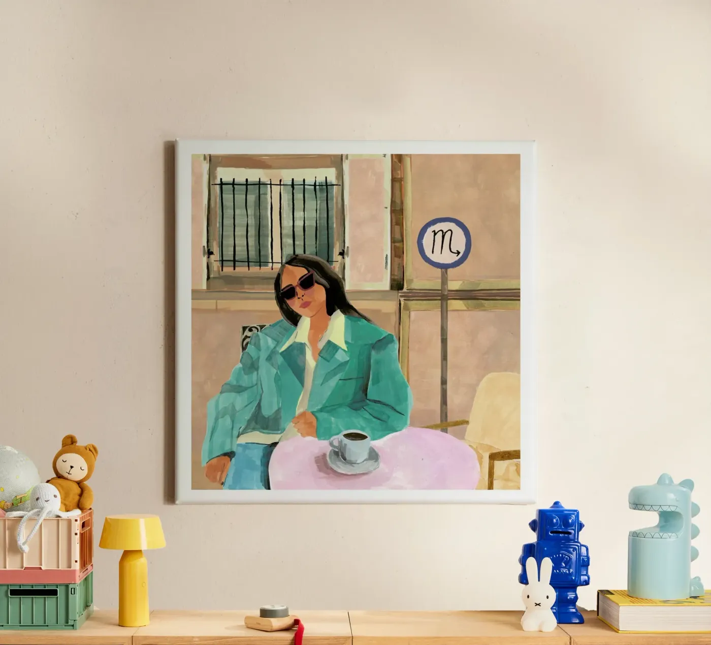 Scorpio canvas van Laura Page