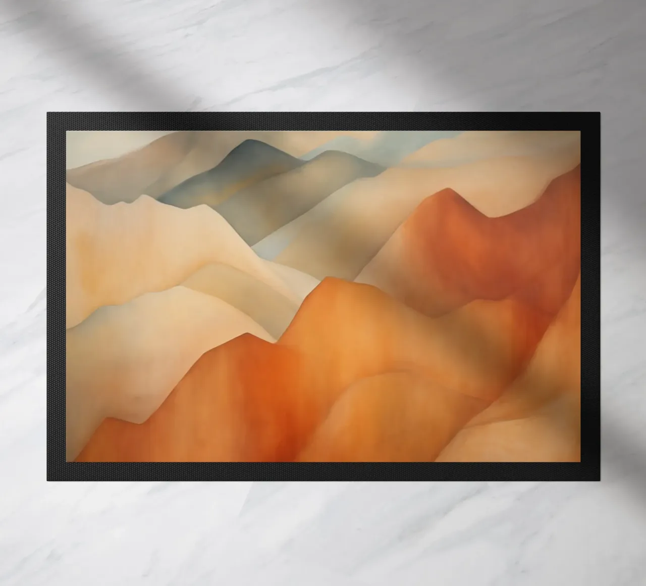 Paesaggio montano con i colori della terra zerbino da Imagine