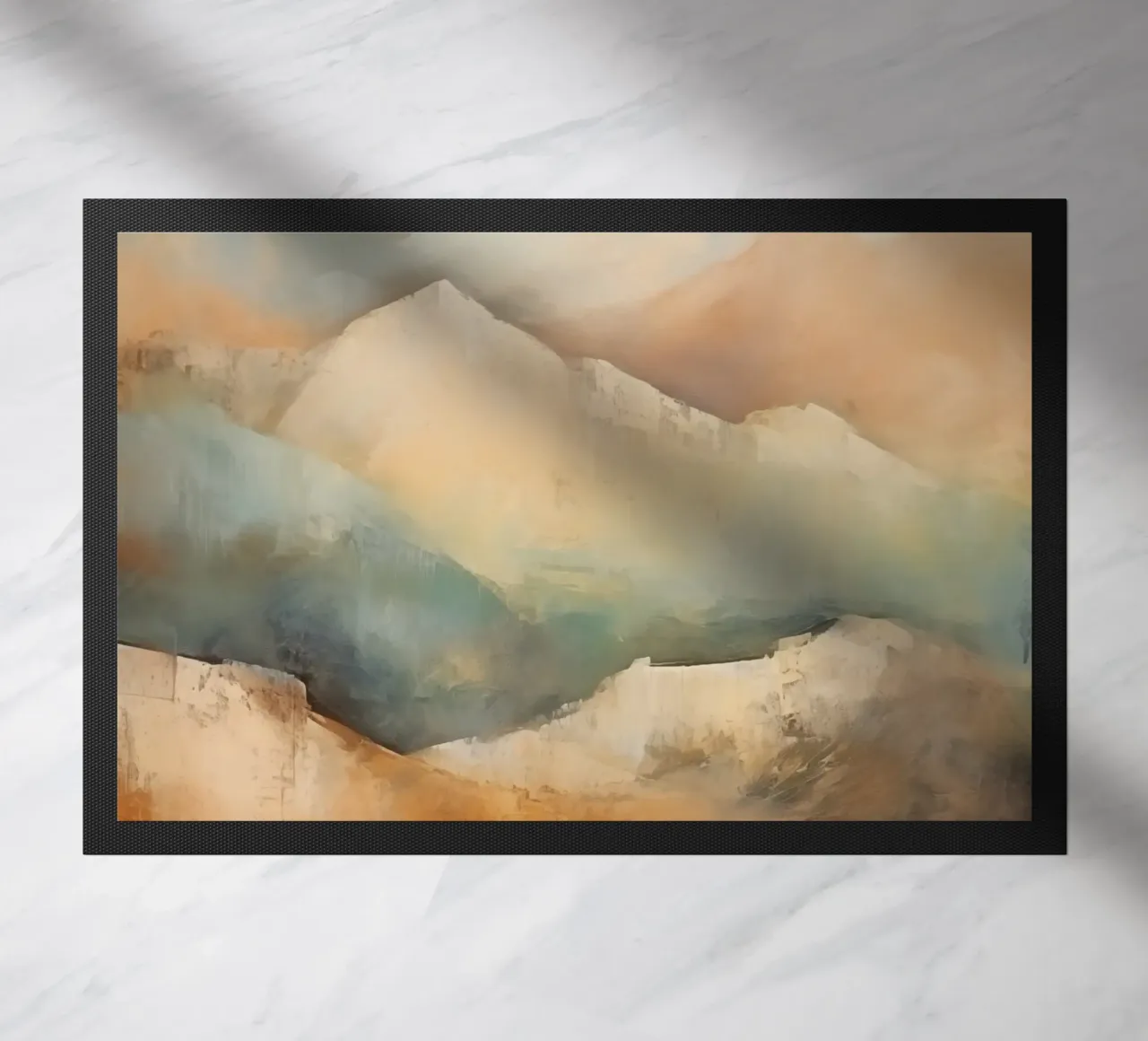 Paesaggio montano con i colori della terra zerbino da Imagine