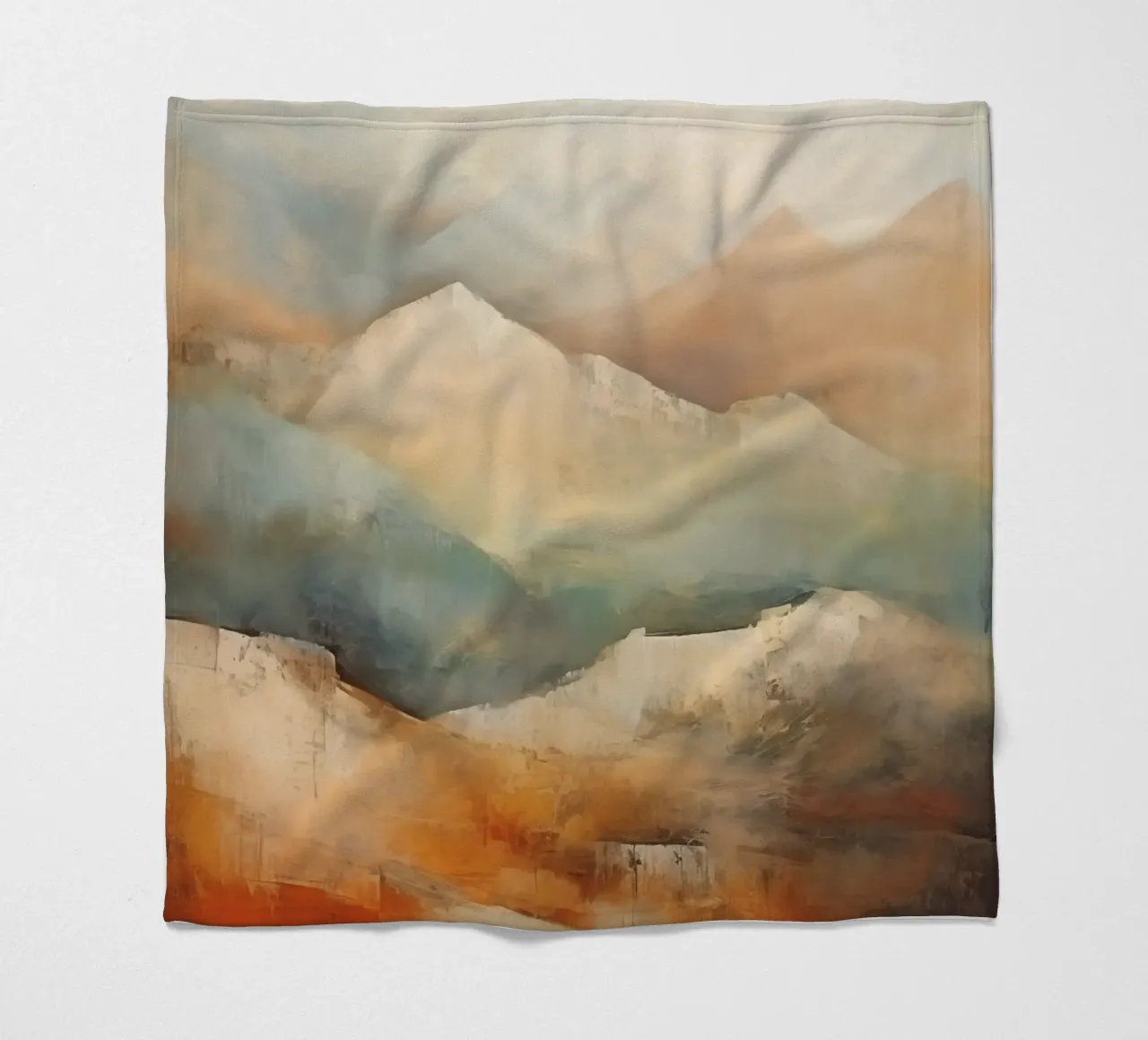 Paesaggio montano con i colori della terra coperta in pile da Imagine