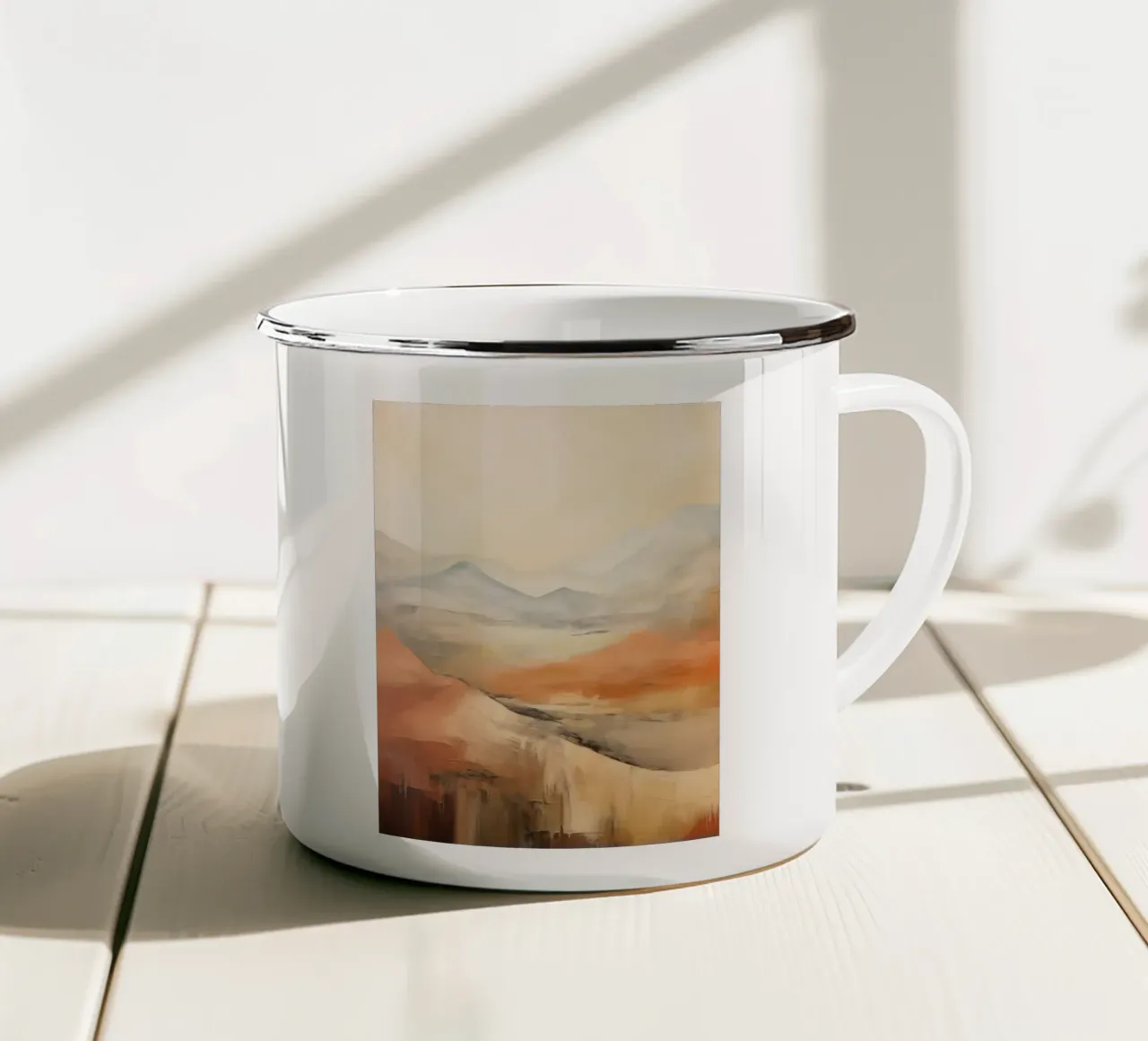 Arte da parete di Imagine tazza in smalto da Imagine