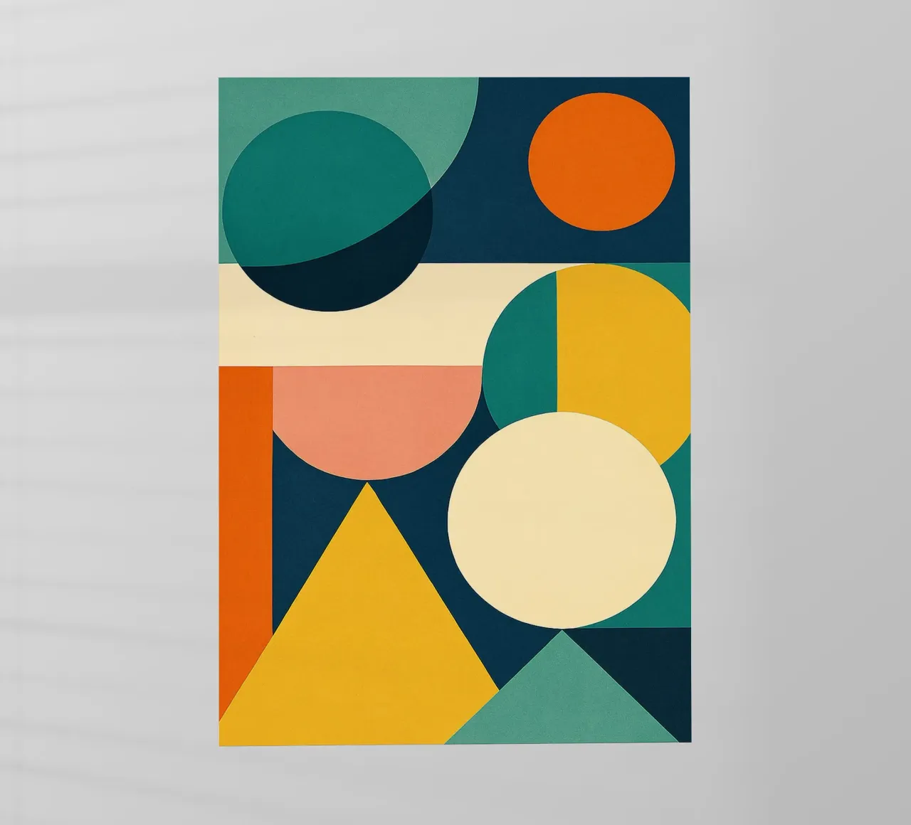 Mid-Century Modern Abstraction pellicola backlit da Mosaic Dialogue