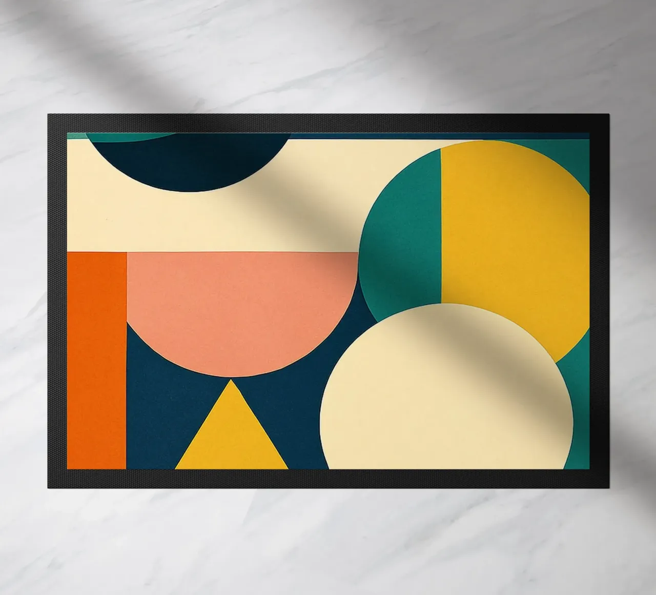 Mid-Century Modern Abstraction zerbino da Mosaic Dialogue