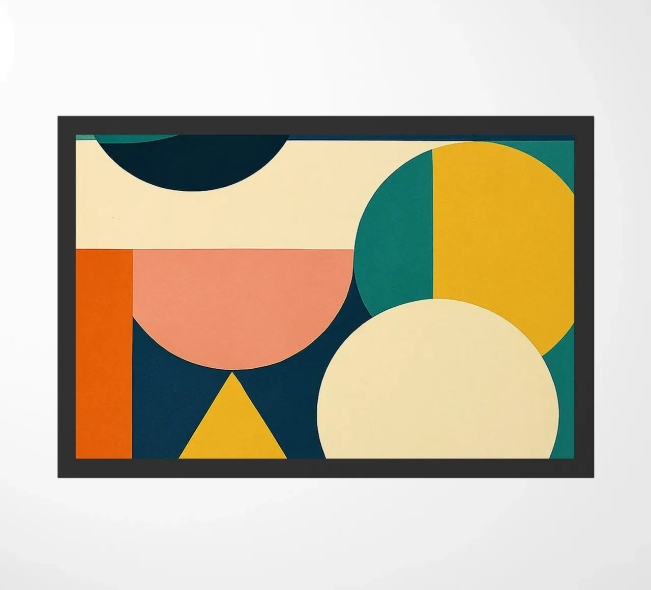Mid-Century Modern Abstraction zerbino da Mosaic Dialogue