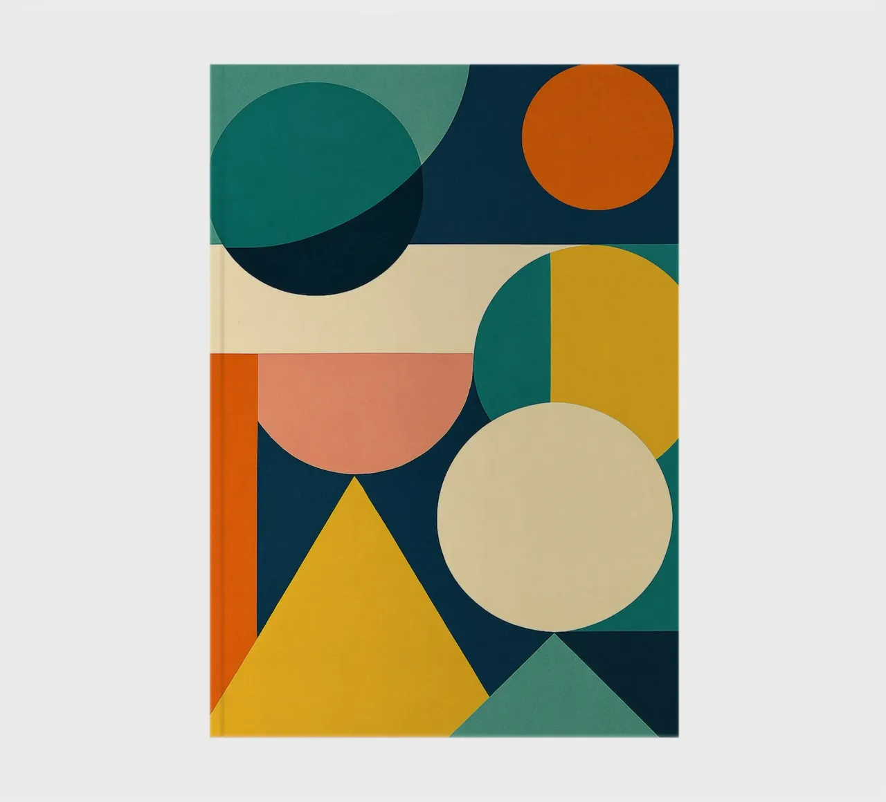 Mid-Century Modern Abstraction notebook by Mosaic Dialogue
