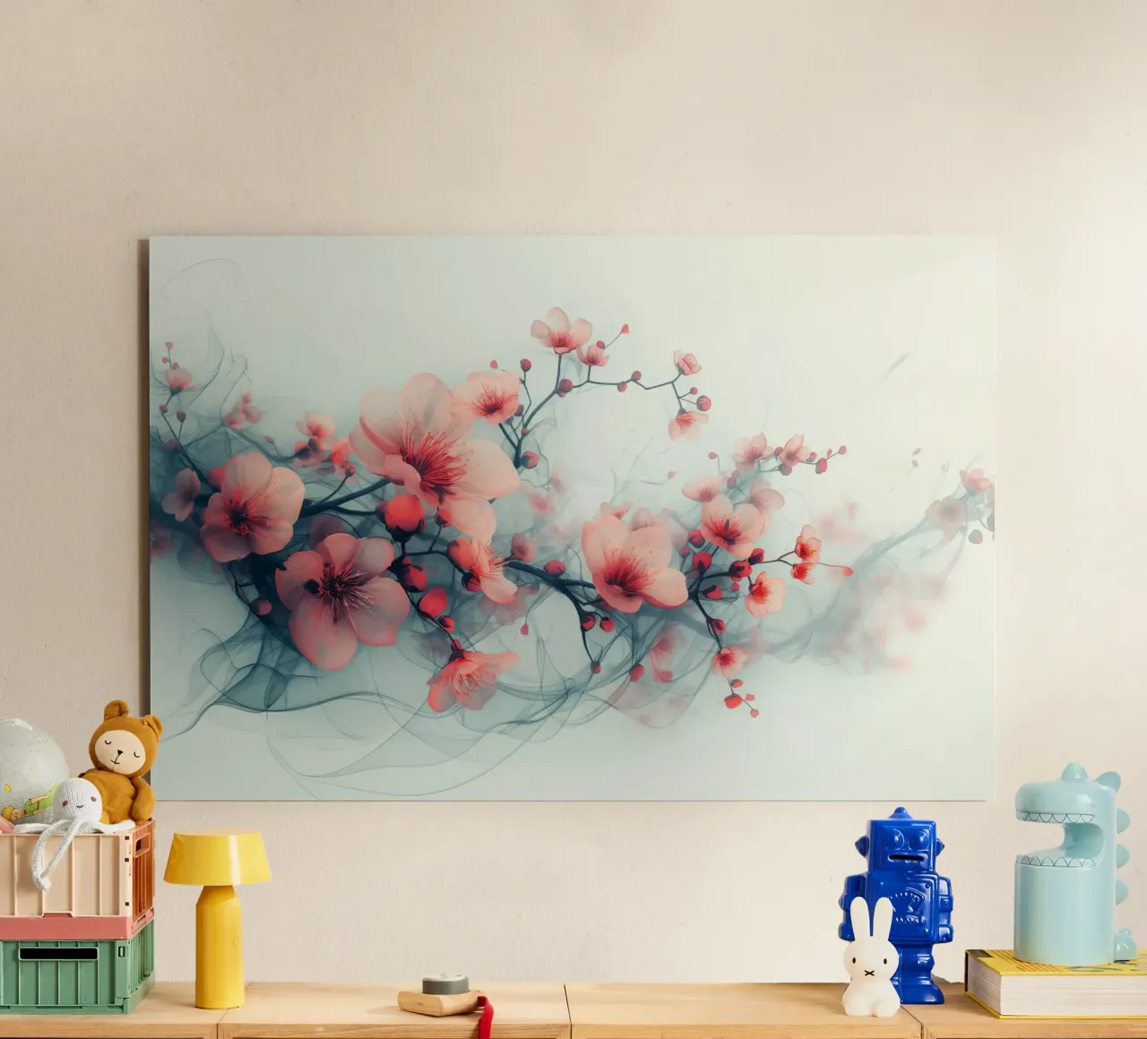 Bloesem rood alluminio dibond da Imagine