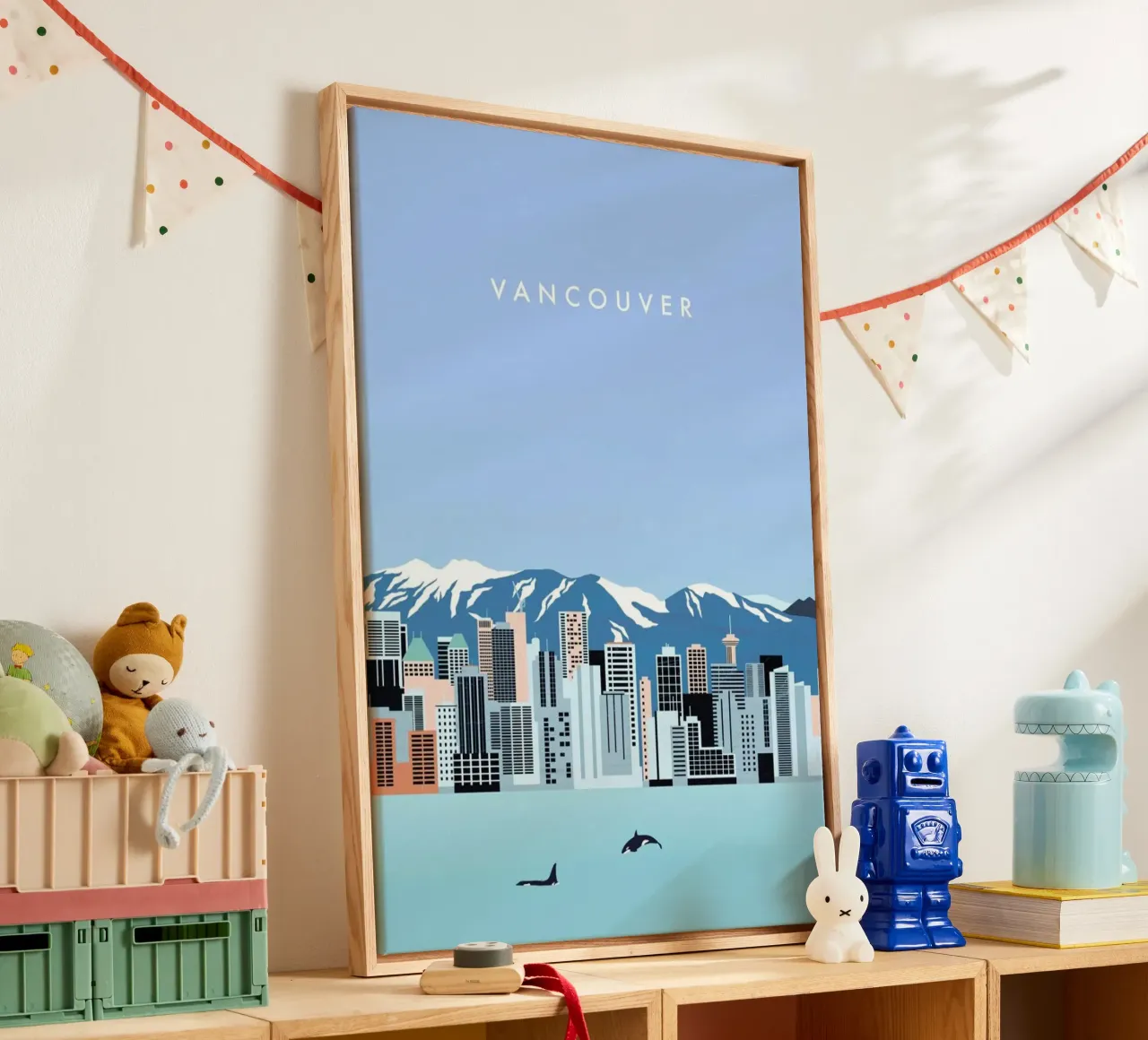 Vancouver tela con Cornice a cassetta da Katinka Reinke