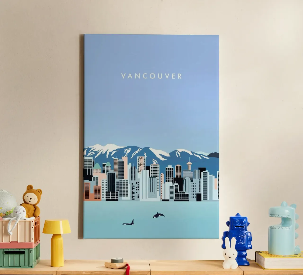 Vancouver tela con Cornice a cassetta da Katinka Reinke