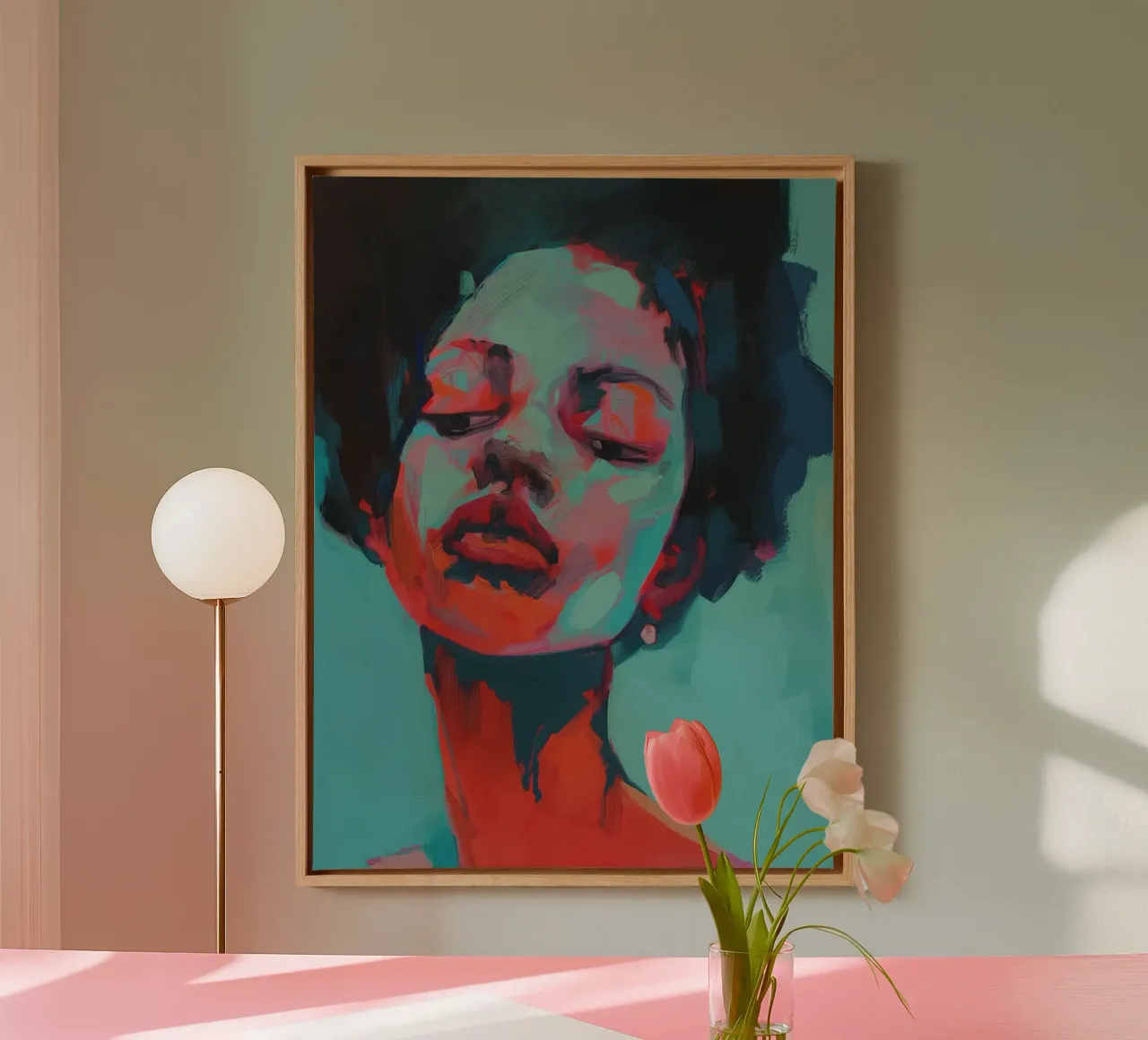 Porträt einer Frau Leinwand von Imagine