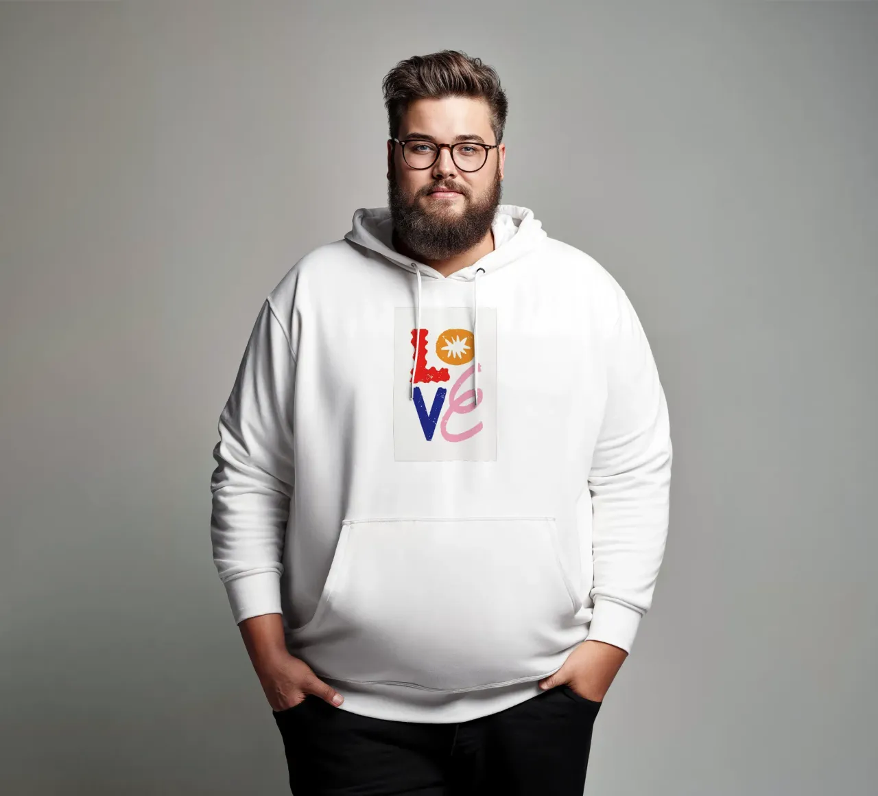 Love Close hoodie by Pure