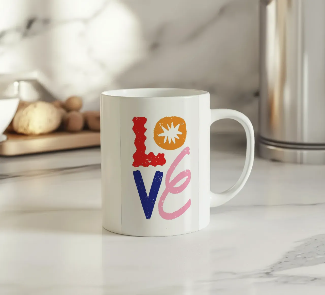 Love Close ceramic mug by Pure
