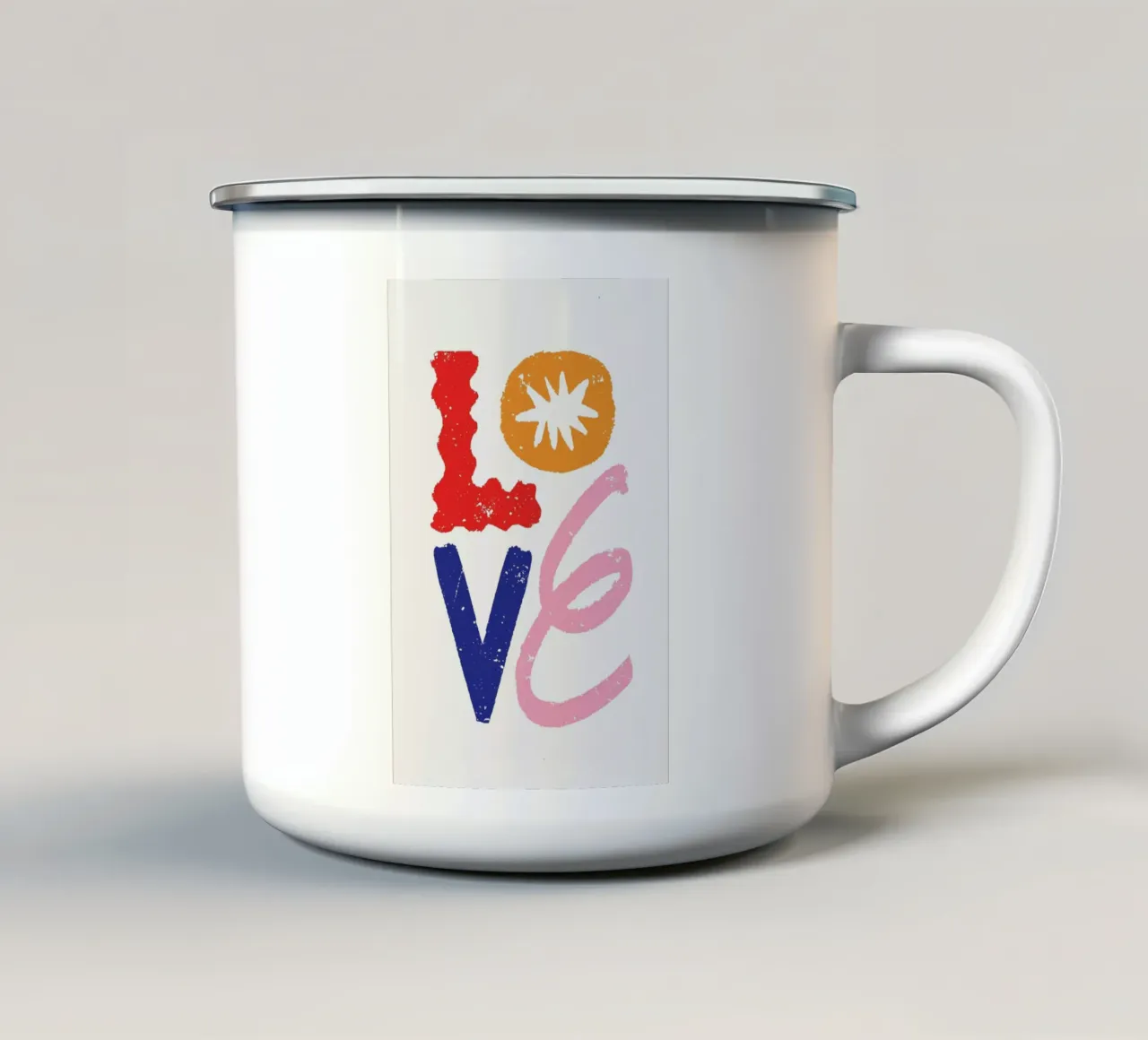 Love Close tazza in smalto da Pure