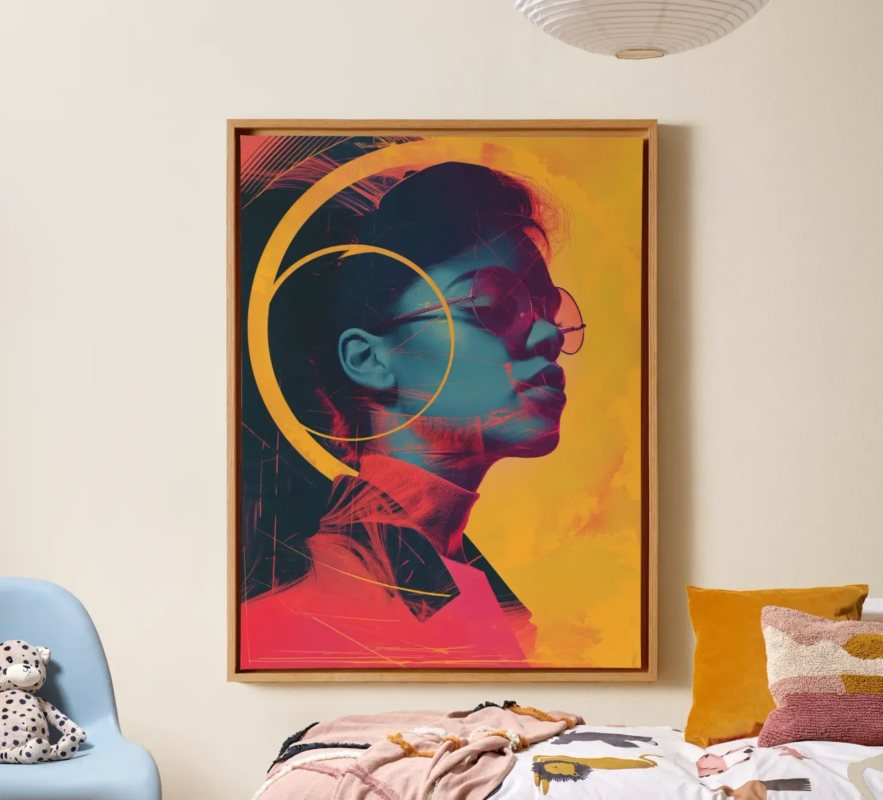 Abstract portret canvas by Imagine