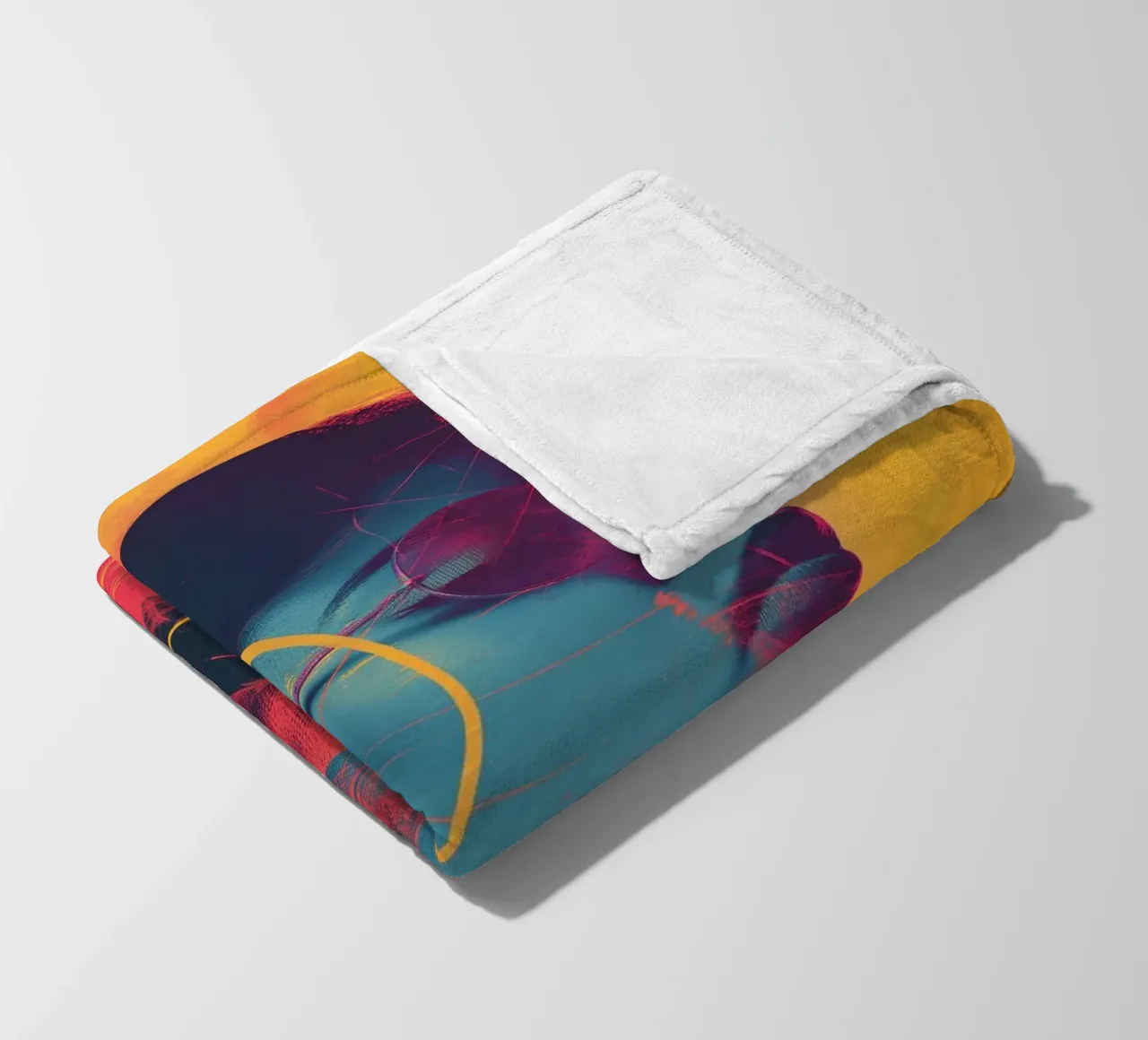 Portatilone astratto coperta in pile da Imagine