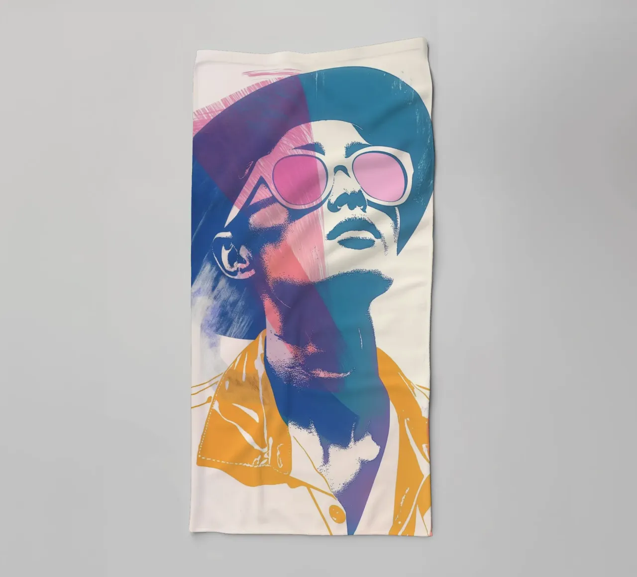 Muurkunst van Imagine badhanddoek van Imagine