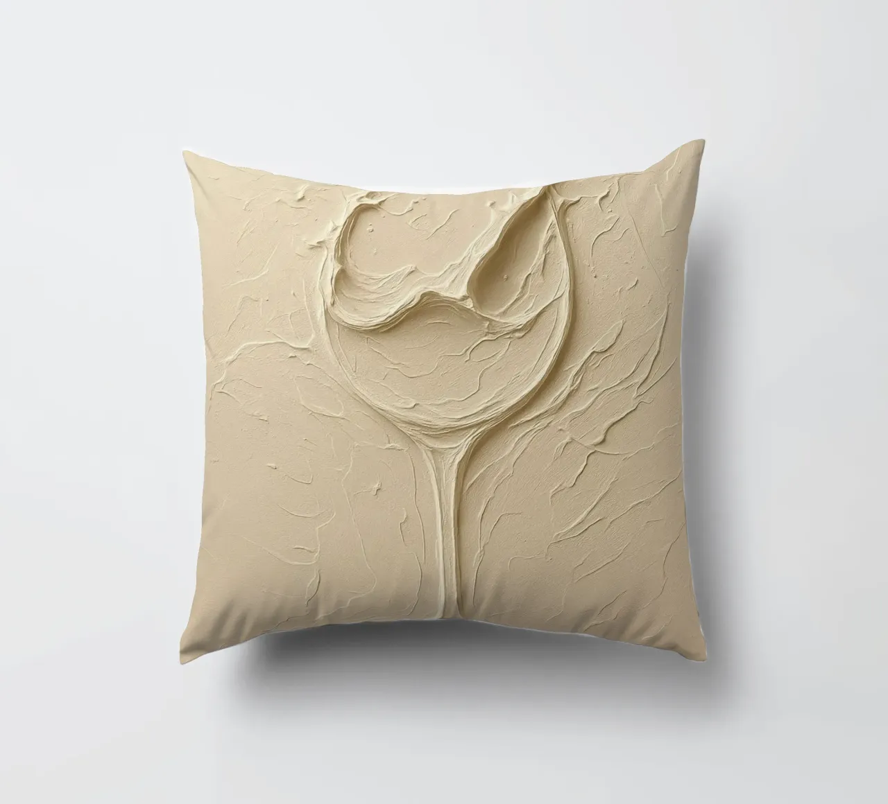 Weinglas in Struktur cuscino da Frameform