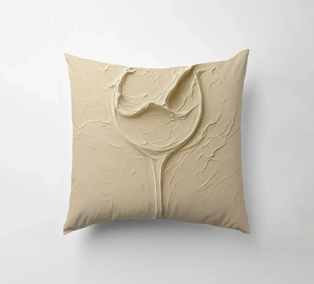 Weinglas in Struktur cuscino da Frameform