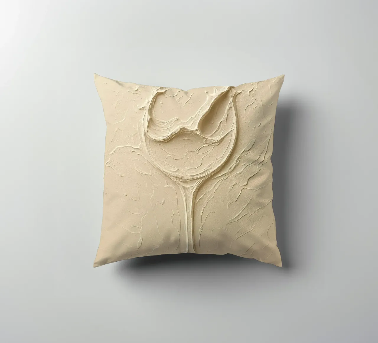 Weinglas in Struktur cuscino da Frameform