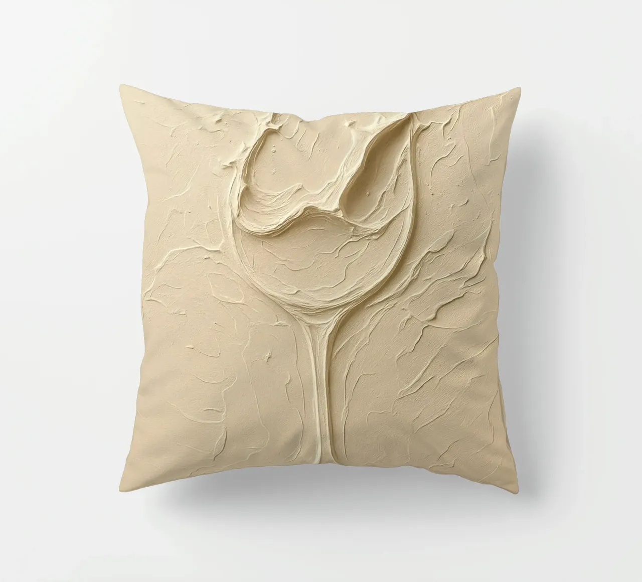 Weinglas in Struktur cuscino da Frameform