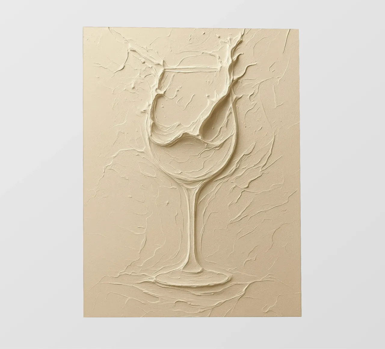 Weinglas in Struktur telo in pvc da Frameform