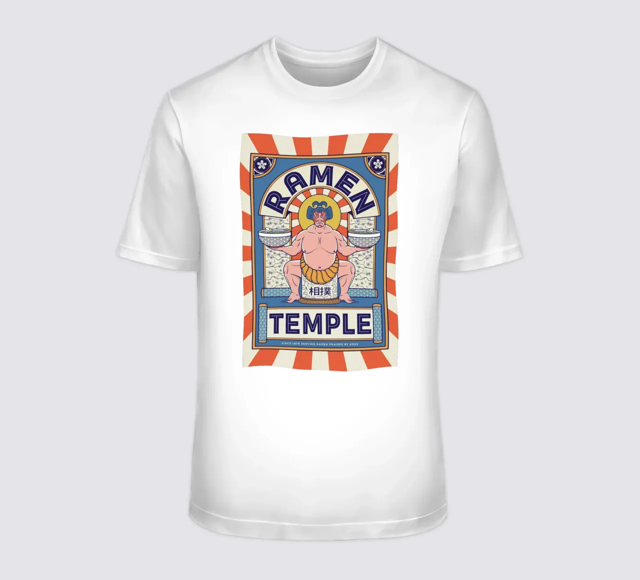 Ramen Temple Balance t-shirt da daylight design studio
