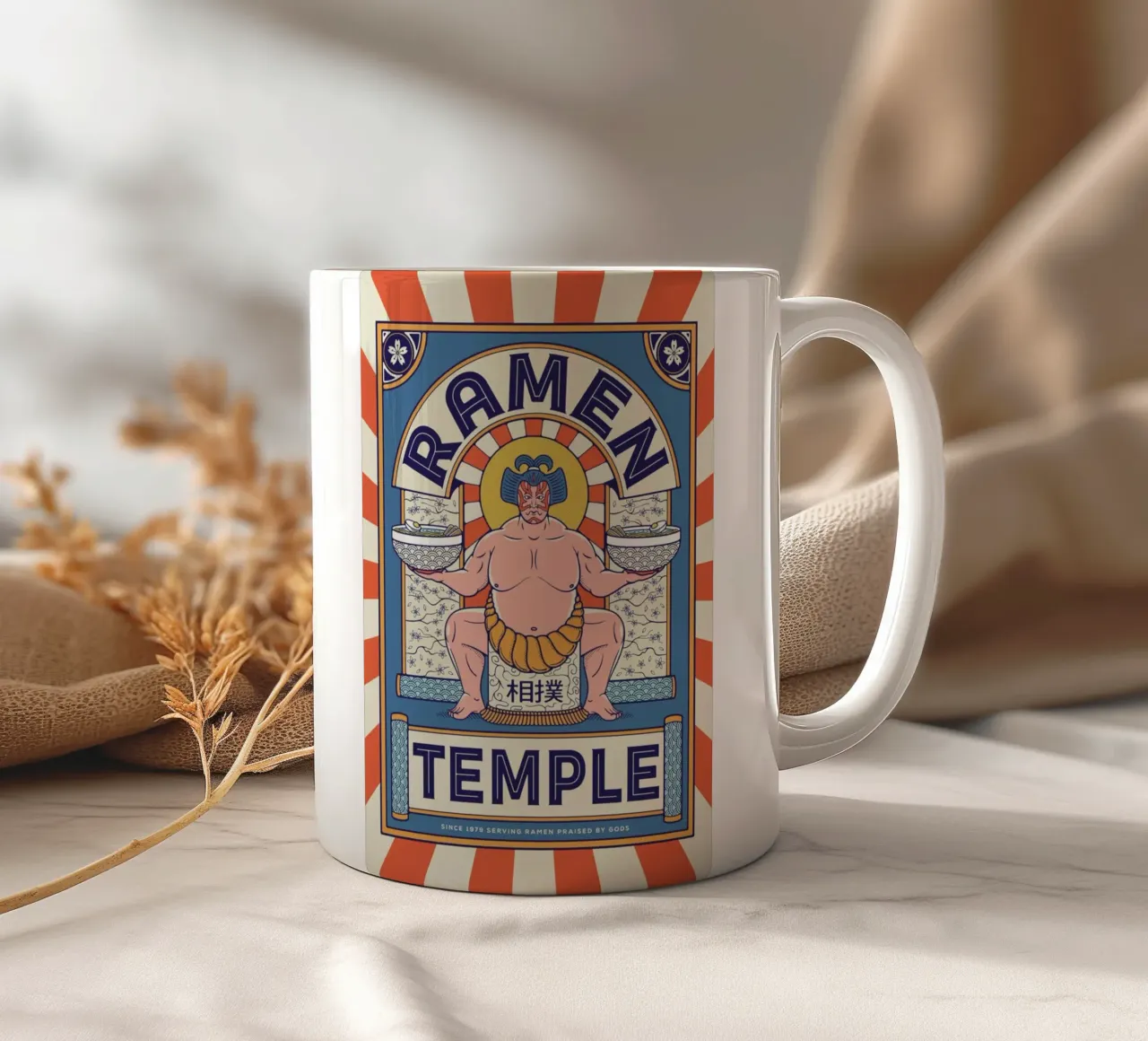 Ramen Temple Balance tazza in ceramica da daylight design studio
