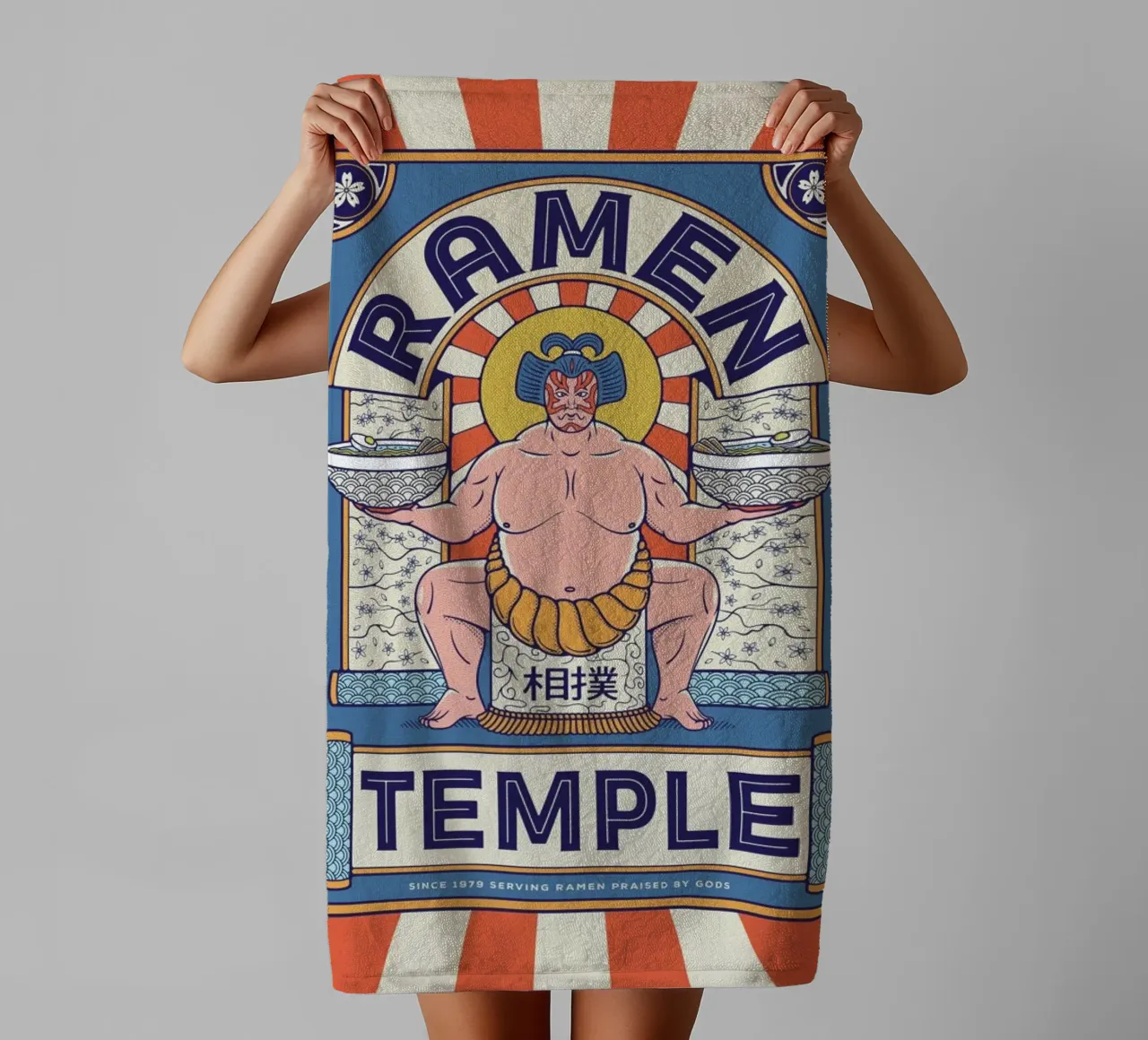 Ramen Temple Balance asciugamano da bagno da daylight design studio