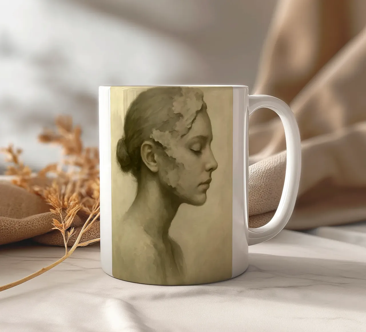 Fragile tazza in ceramica da Frameform